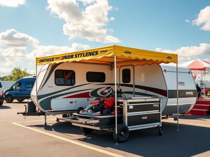 Race Teams awning use case: Karting and junior team rigs