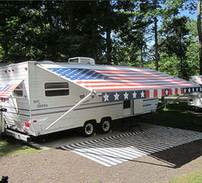 Custom printed RV Awning